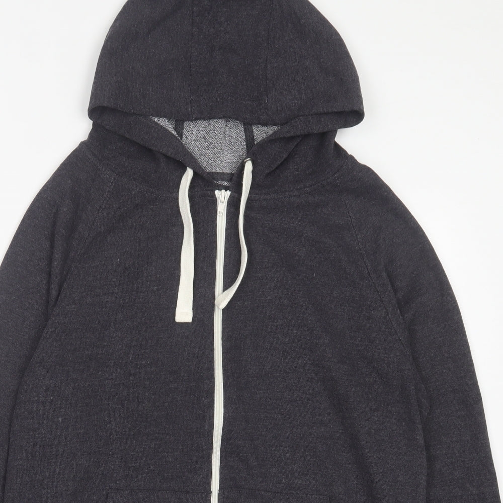 Atmosphere Womens Black Polyester Full Zip Hoodie Size 16 Zip