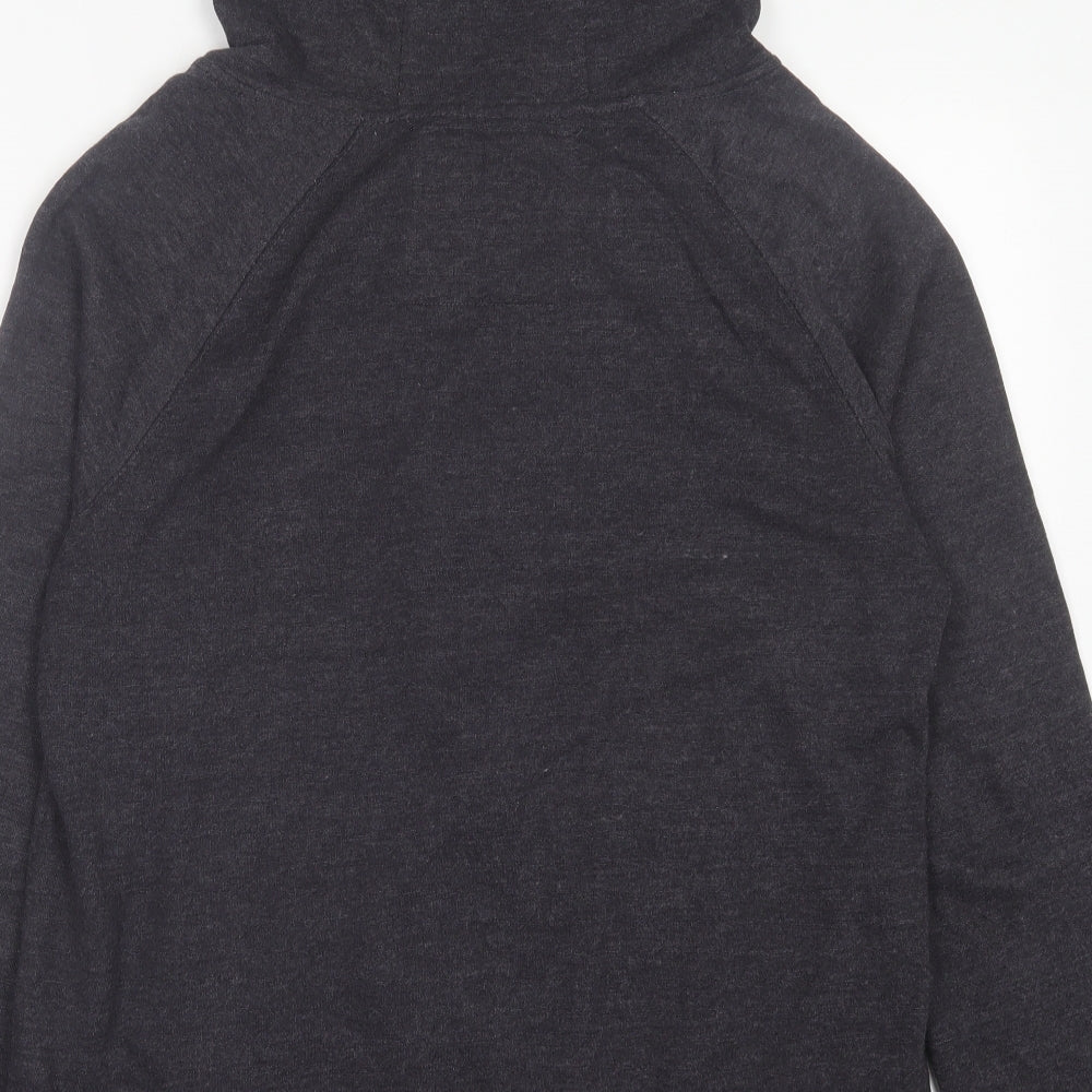 Atmosphere Womens Black Polyester Full Zip Hoodie Size 16 Zip