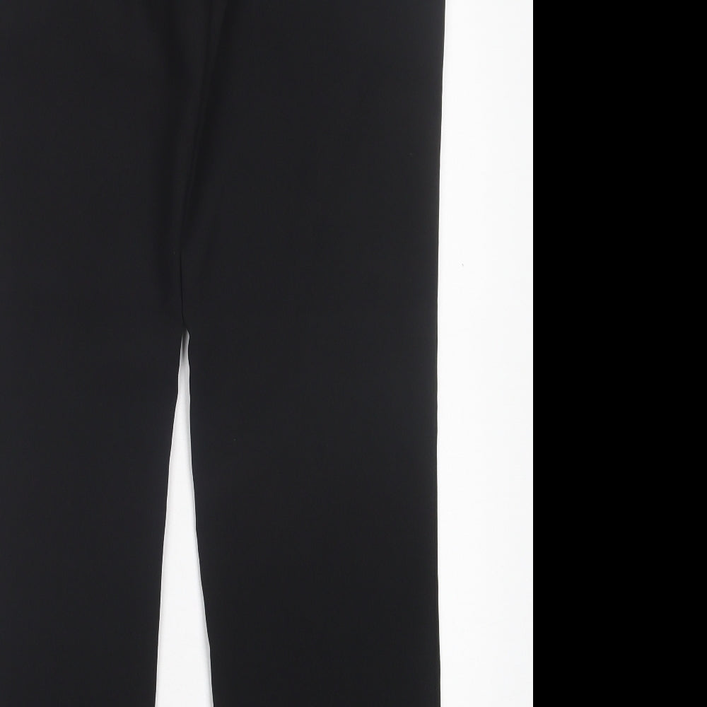 Dunnes Stores Mens Black Polyester Trousers Size 36 in L31 in Regular Button
