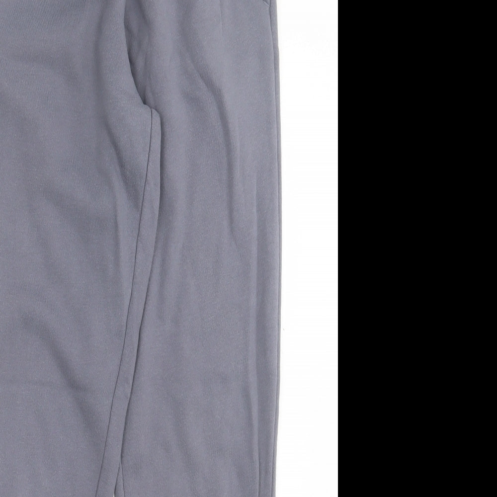 H&M Mens Grey Polyester Jogger Trousers Size S L28 in Regular Drawstring