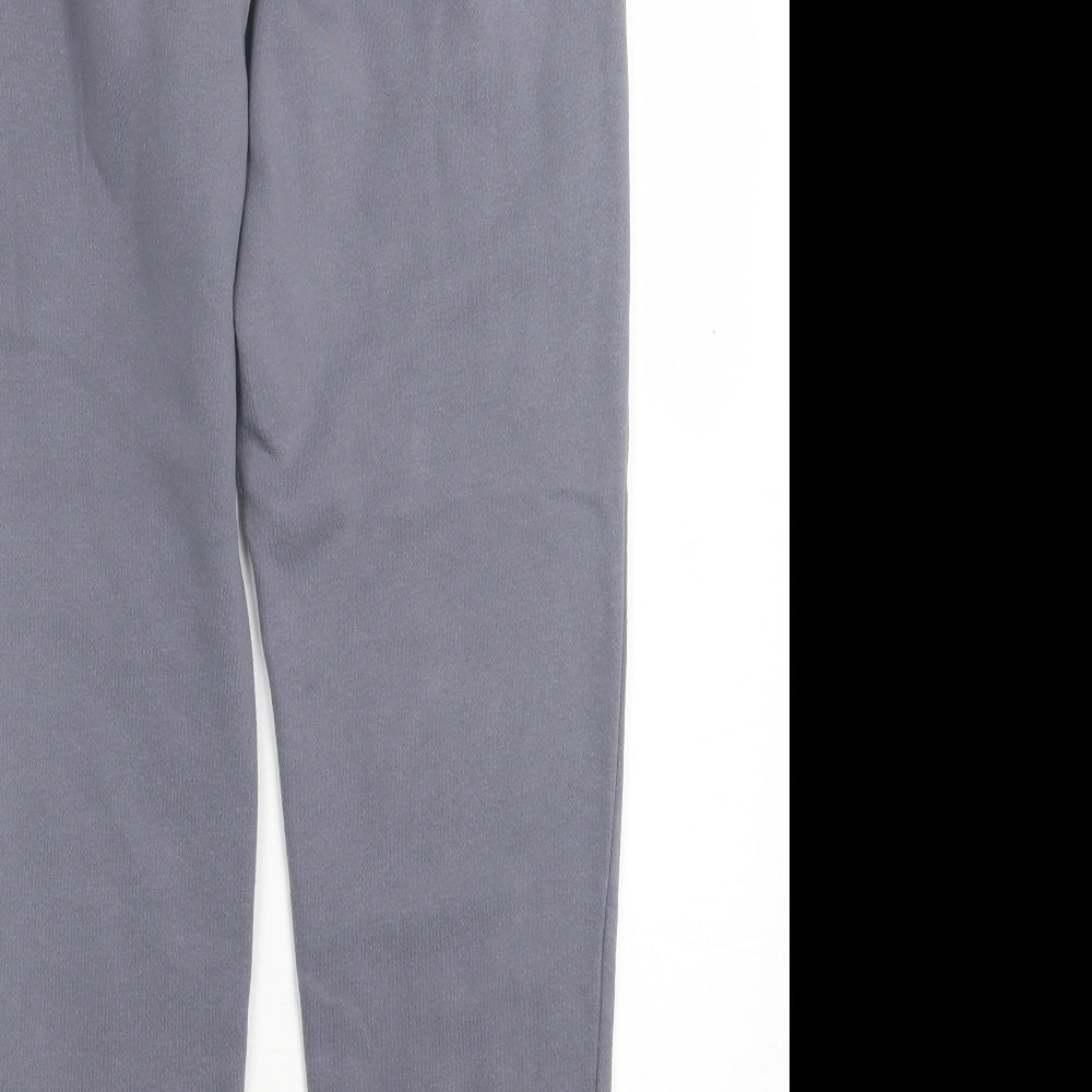 H&M Mens Grey Polyester Jogger Trousers Size S L28 in Regular Drawstring