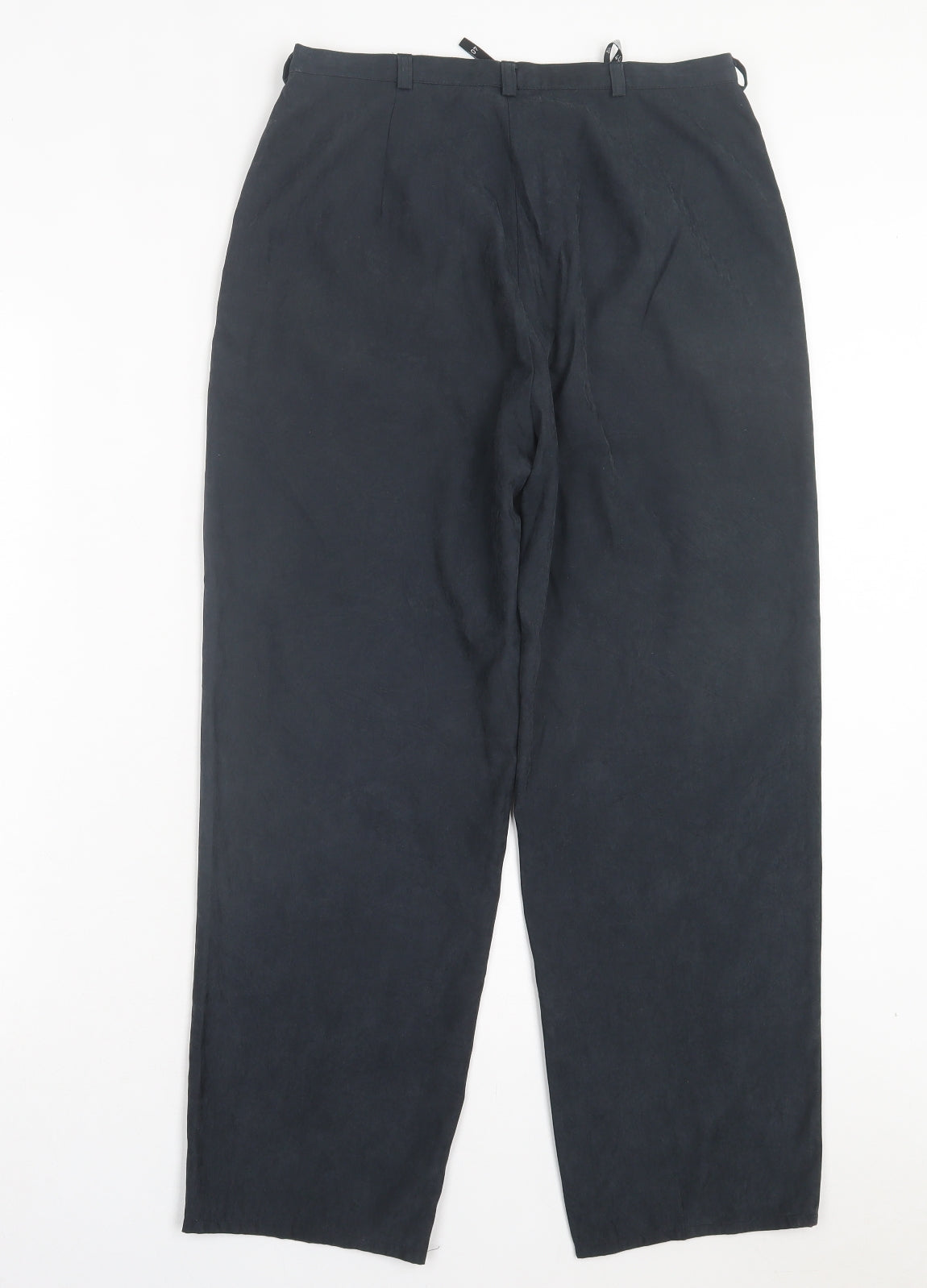 Bonita Womens Blue Polyester Trousers Size 12 L27 in Regular Buckle