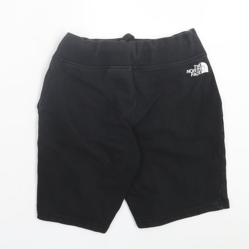 The North Face Boys Black Cotton Sweat Shorts Size 12 Years Regular