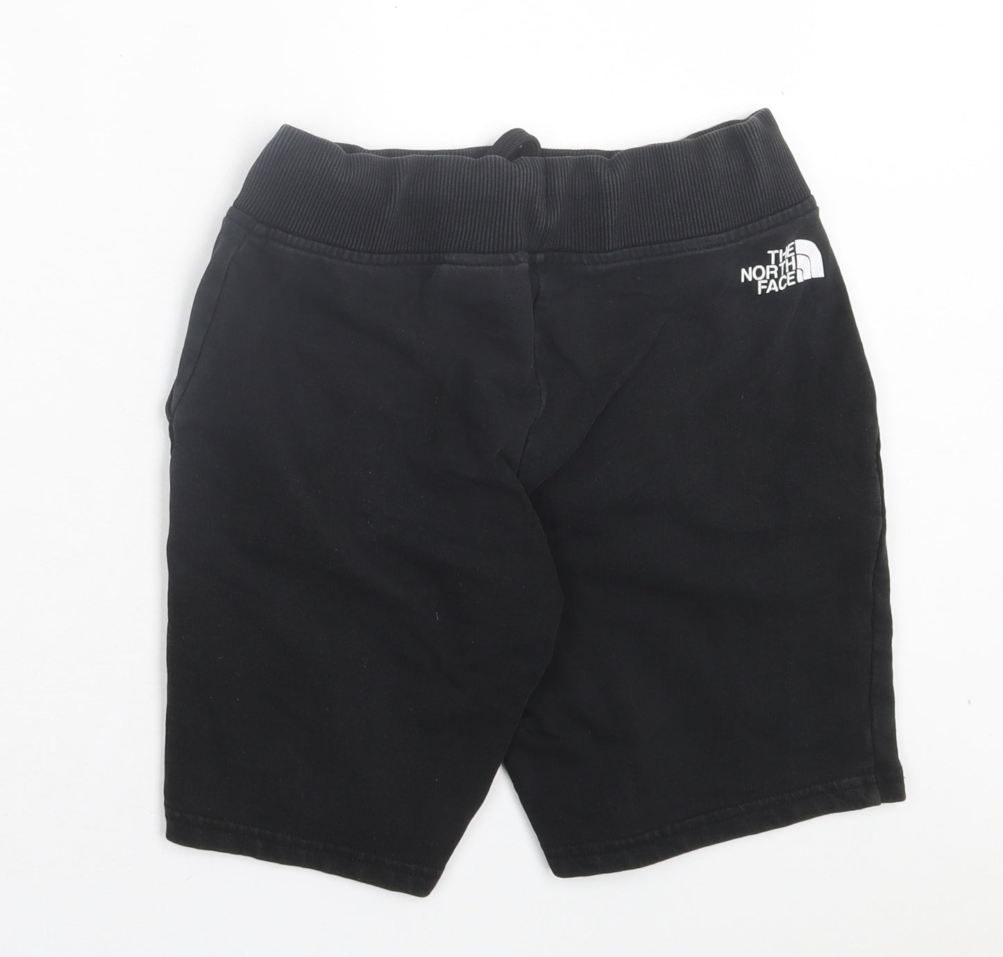The North Face Boys Black Cotton Sweat Shorts Size 12 Years Regular