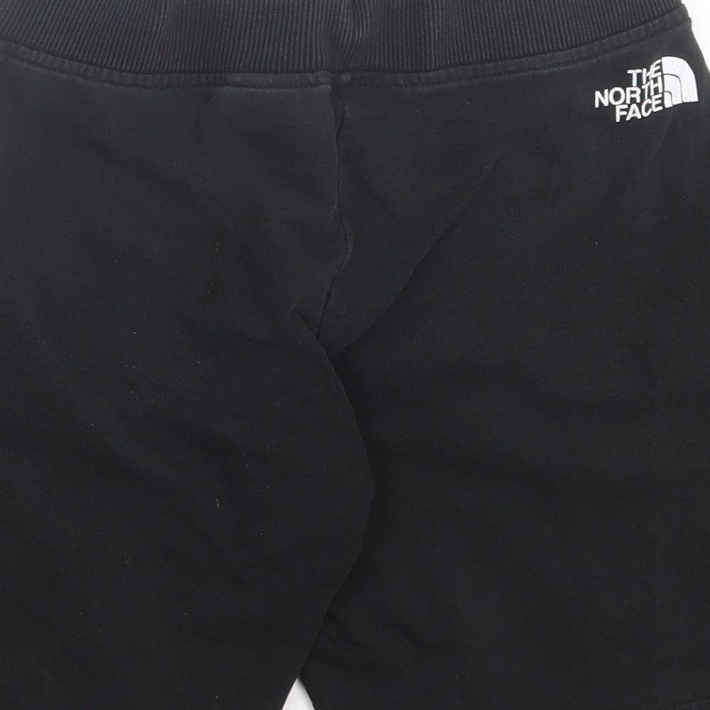 The North Face Boys Black Cotton Sweat Shorts Size 12 Years Regular