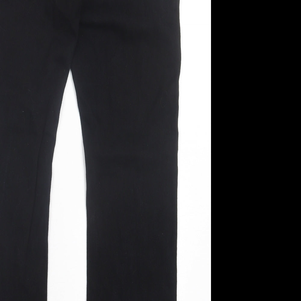 Industrialize Mens Black Cotton Bootcut Jeans Size 34 in L31 in Regular Button