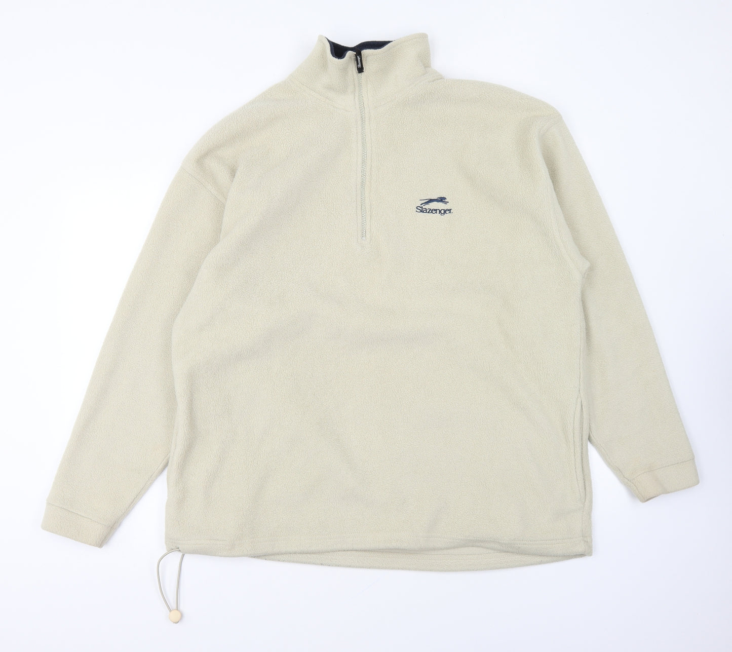 Slazenger Mens Beige Polyester Pullover Sweatshirt