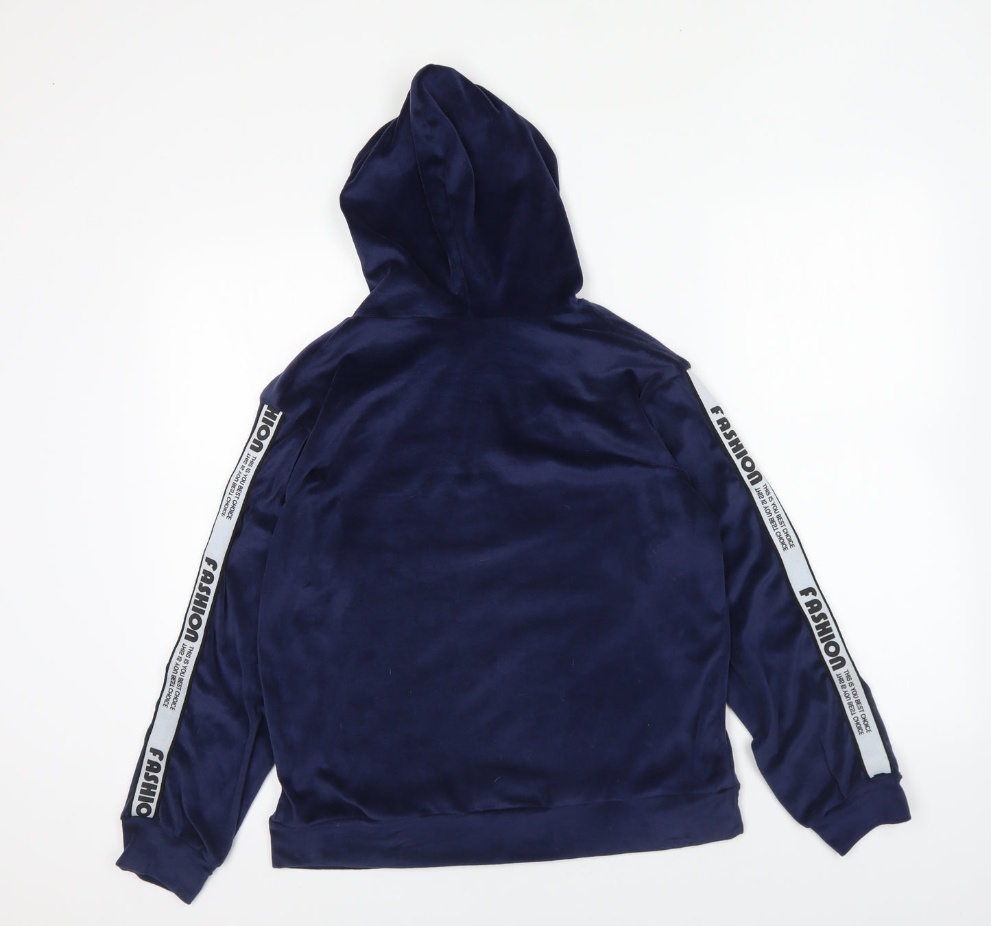 Preworn Womens Blue Polyamide Pullover Hoodie Size S Pullover