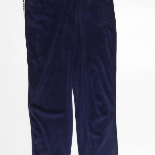 Preworn Womens Blue Polyamide Jogger Trousers Size S L25 in Regular