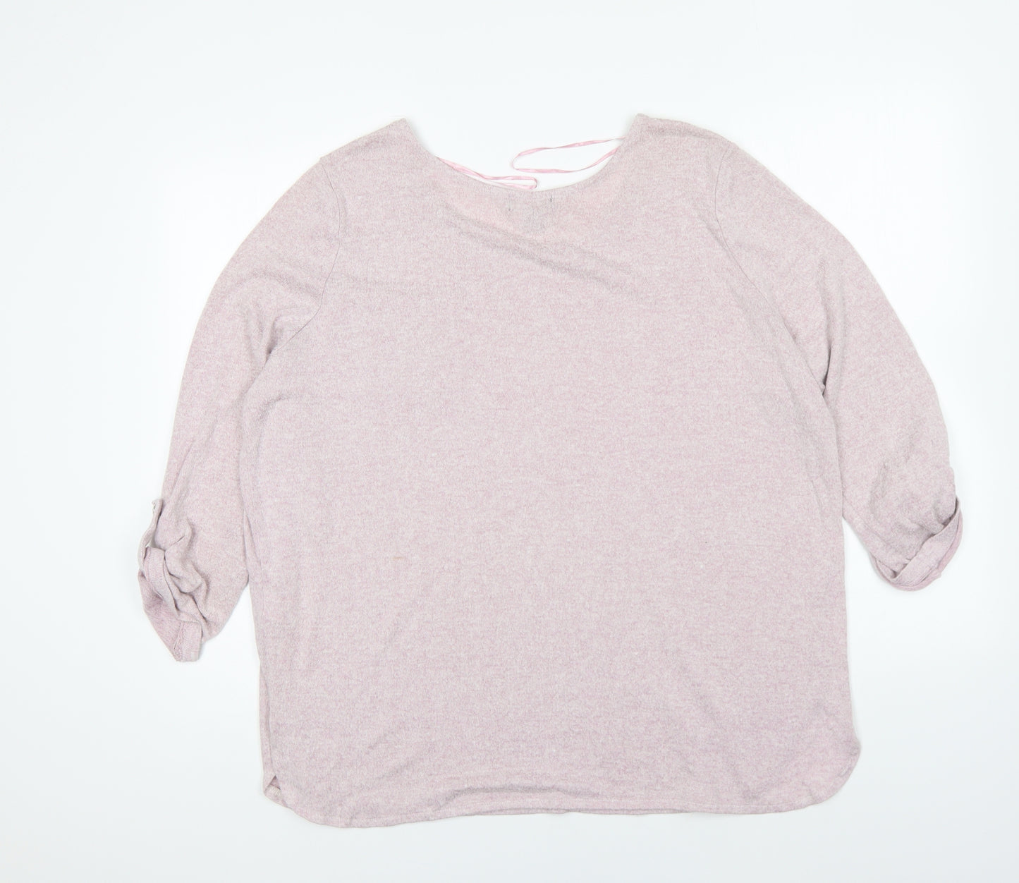 Primark Womens Pink Viscose Pullover Sweatshirt Size XL Pullover