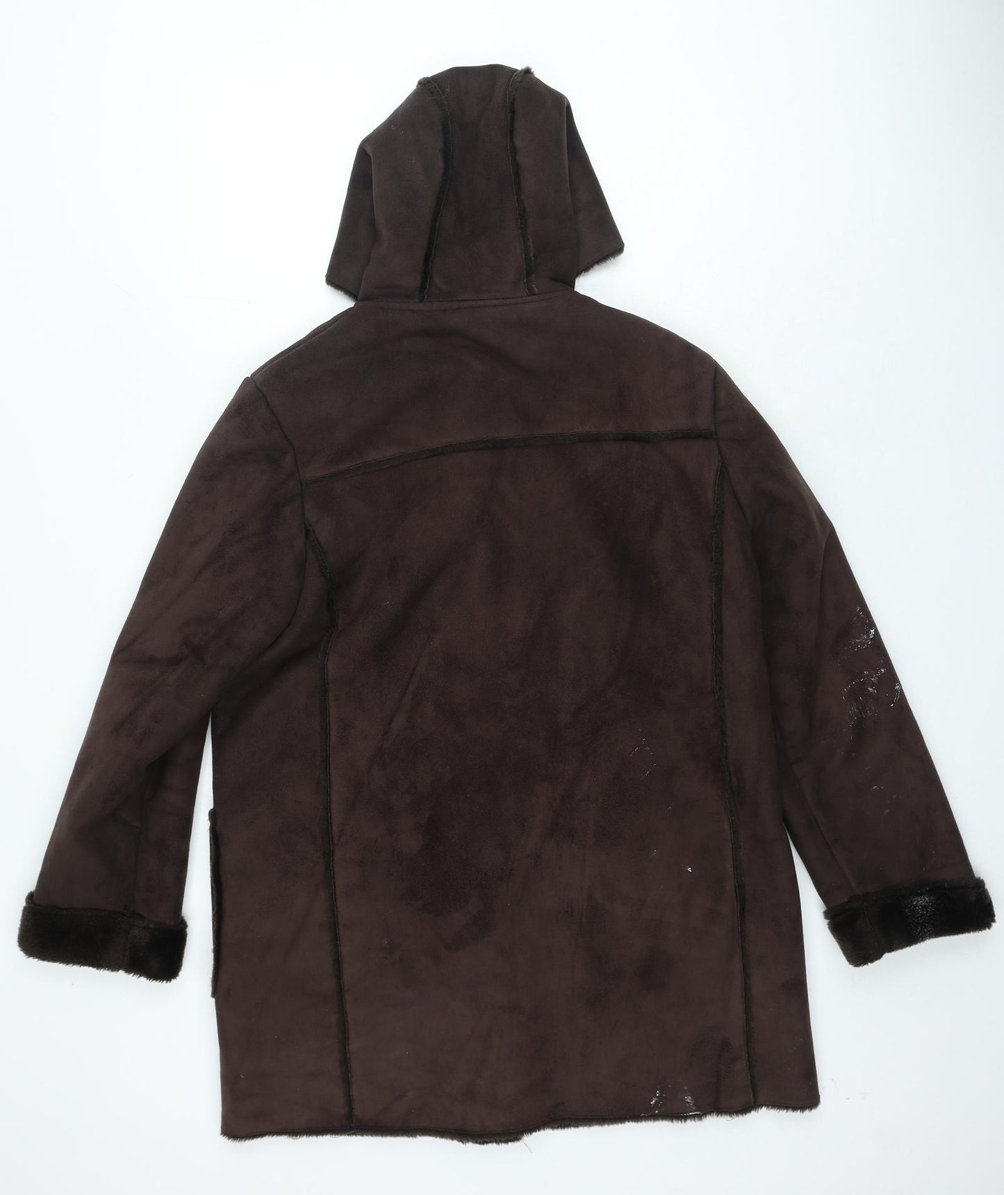 EWM Womens Brown Jacket Size 12 Zip