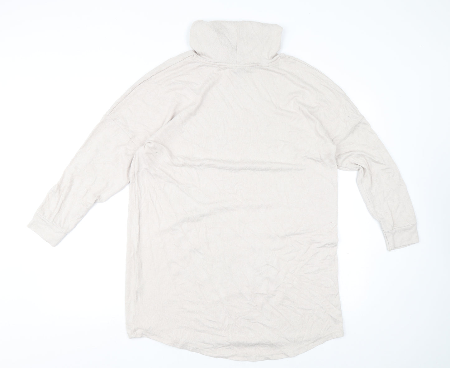 Disney Womens Beige Viscose Henley Hoodie Size L Pullover - Bambi