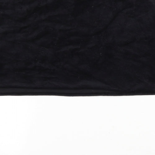 USA Pro Womens Black Cotton Pullover Sweatshirt Size 10 Pullover - Cropped