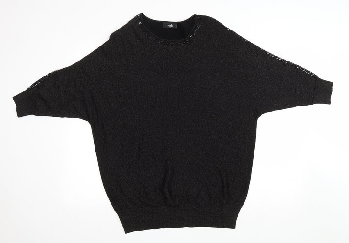 Wallis Womens Brown Viscose Basic T-Shirt Size M Round Neck