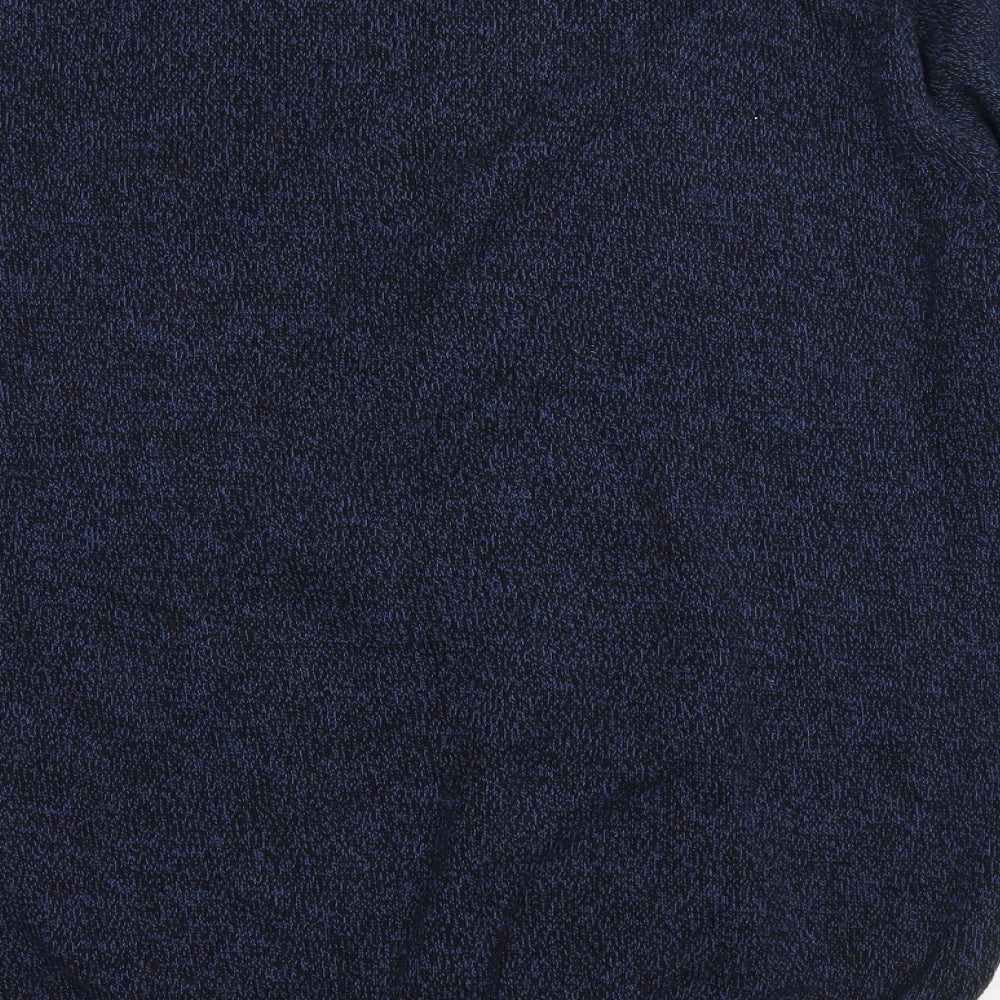 Debenhams Mens Blue Round Neck Cotton Pullover Jumper Size L