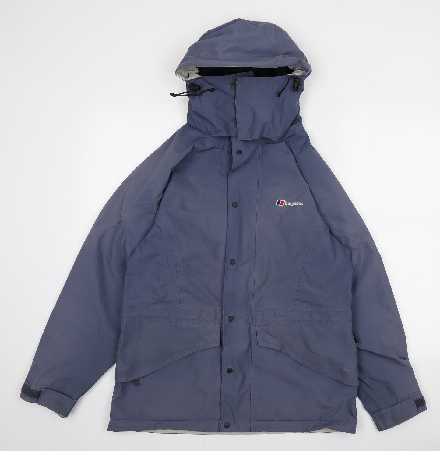 Berghaus Womens Blue Rain Coat Coat Size 12 Zip
