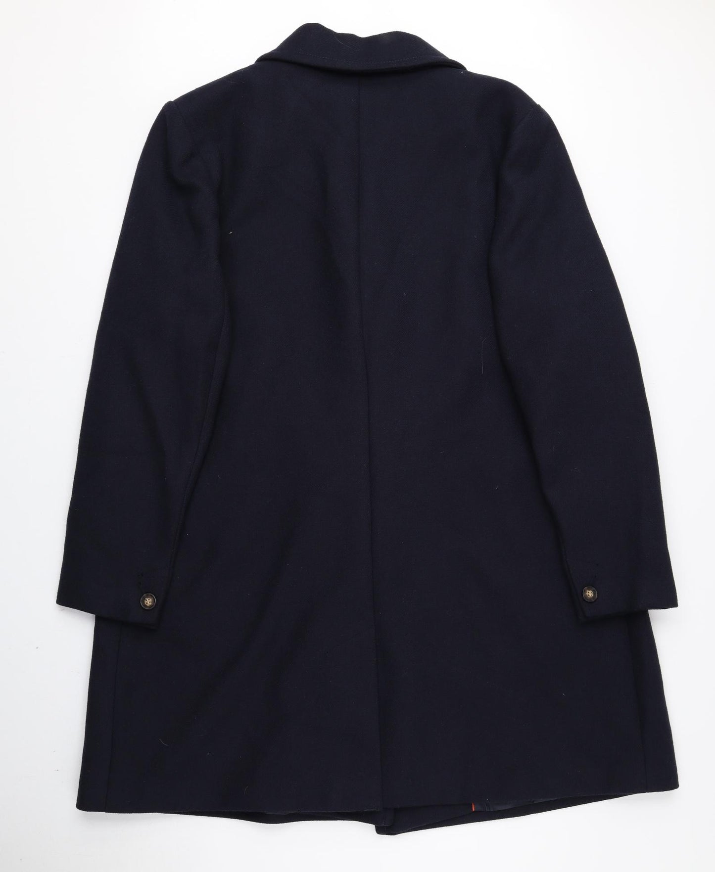 Debenhams Womens Blue Pea Coat Coat Size 20 Button