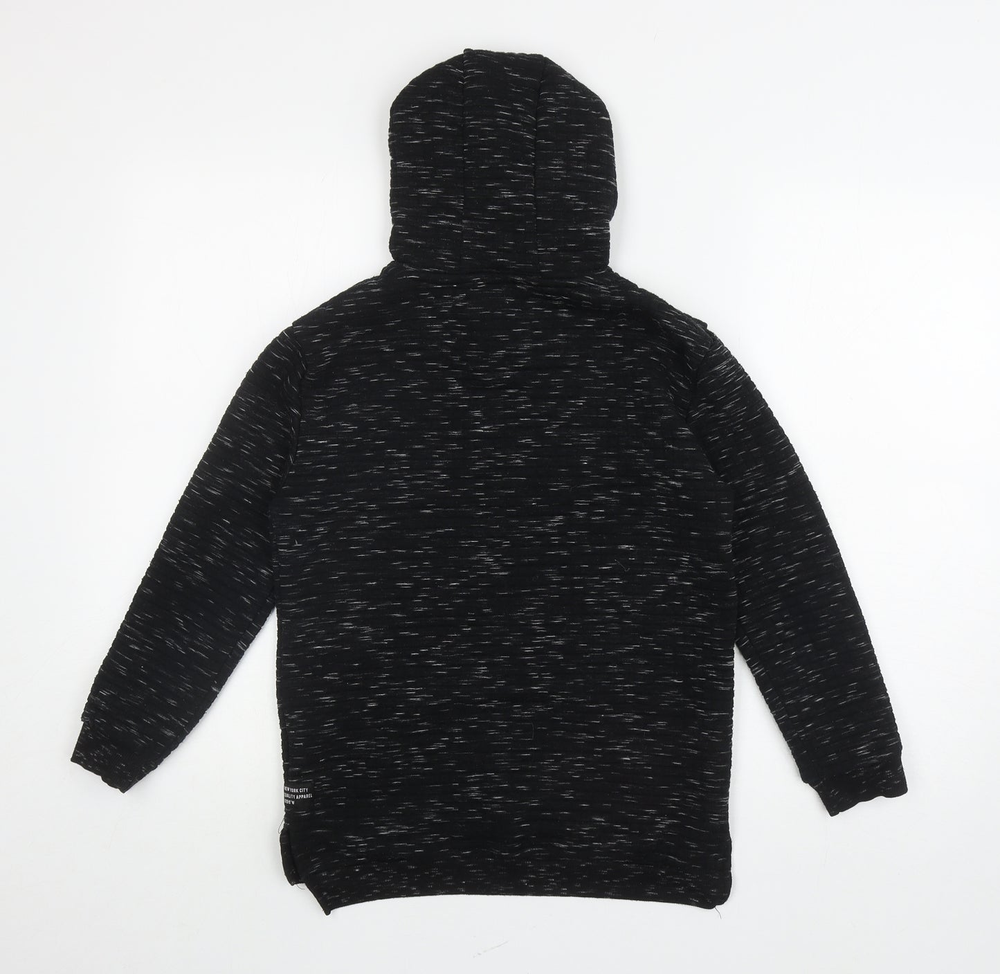 Primark Boys Black Polyester Pullover Hoodie Size 10-11 Years Pullover