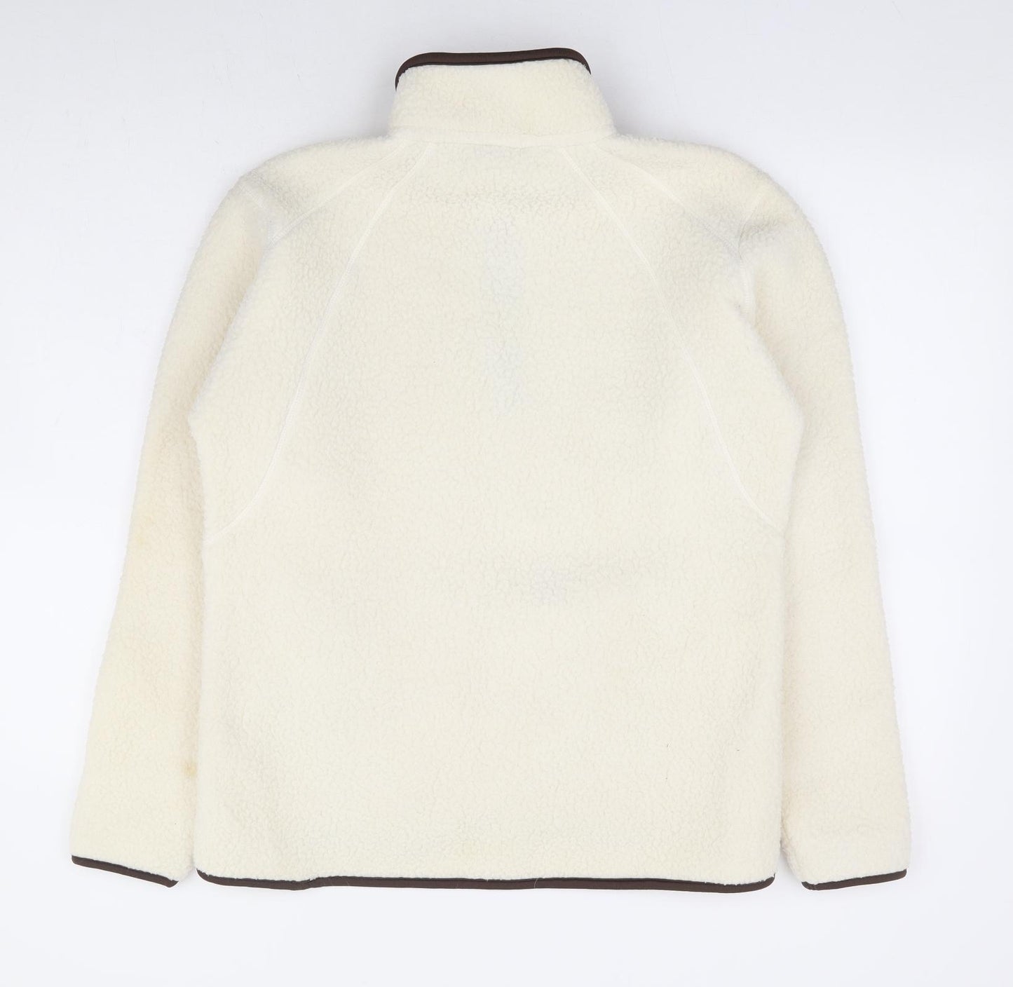 Peter Storm Womens Ivory Polyester Pullover Sweatshirt Size 12 Zip