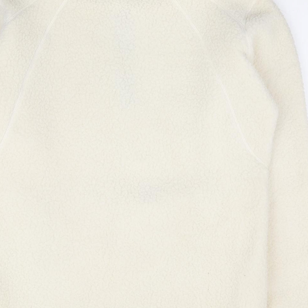 Peter Storm Womens Ivory Polyester Pullover Sweatshirt Size 12 Zip
