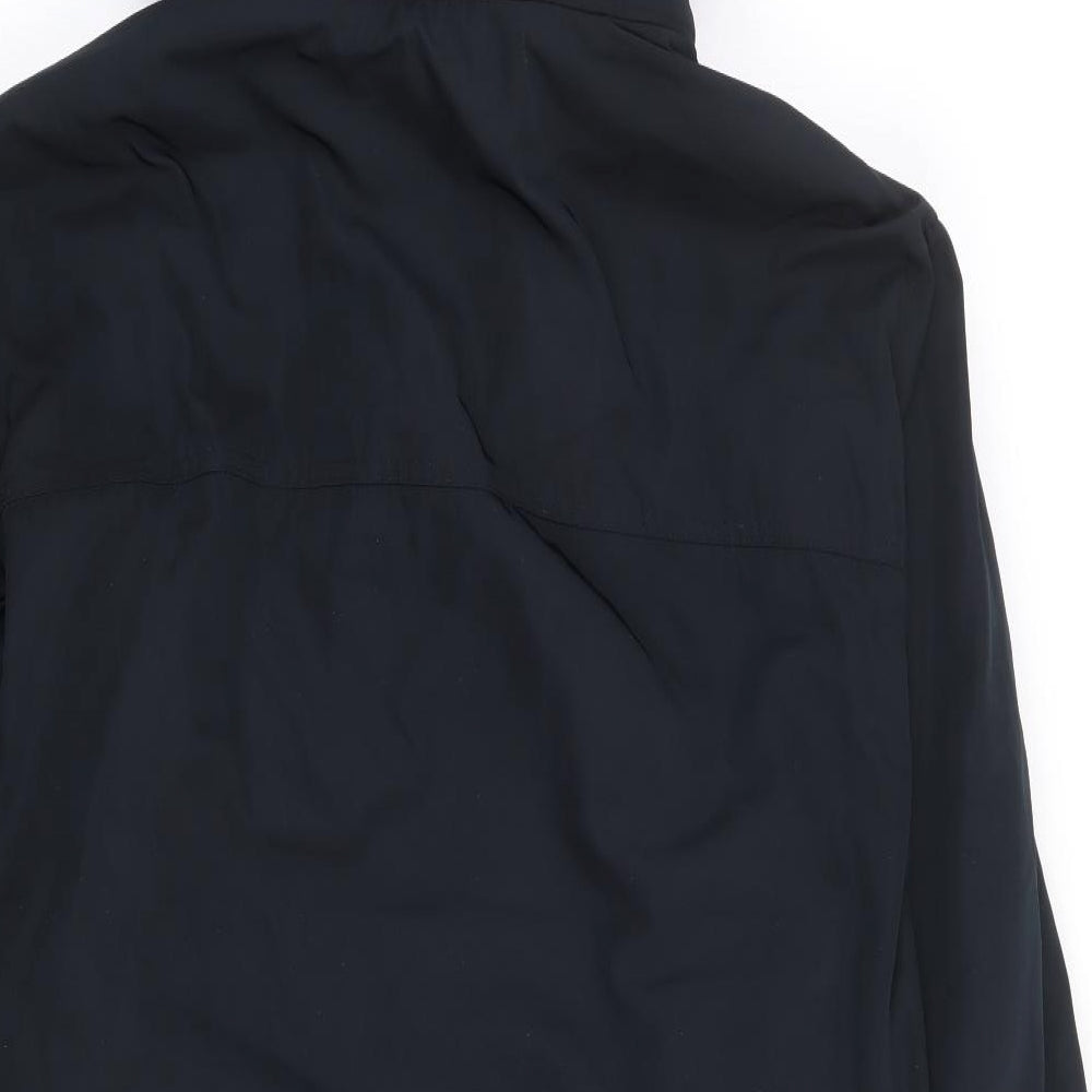 Marks and Spencer Womens Black Parka Coat Size L Zip
