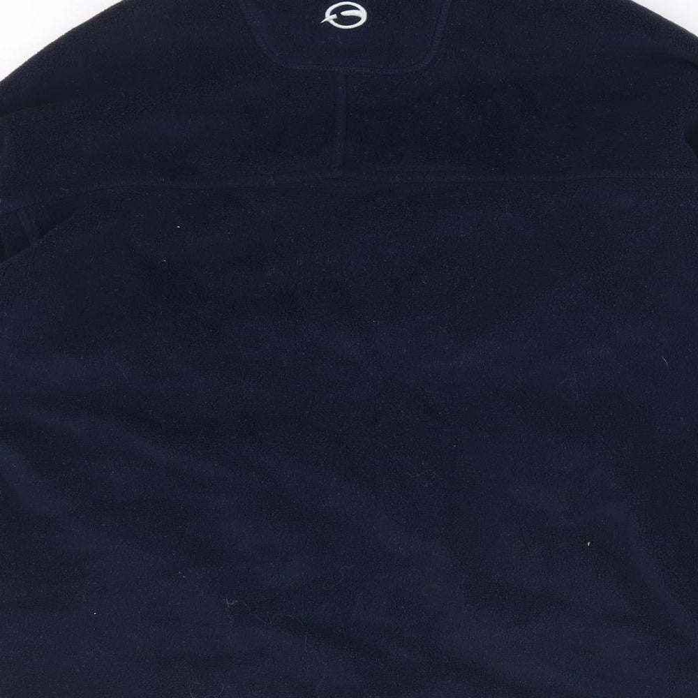 Sprayway Boys Blue Polyester Full Zip Sweatshirt Size 10-11 Years Zip