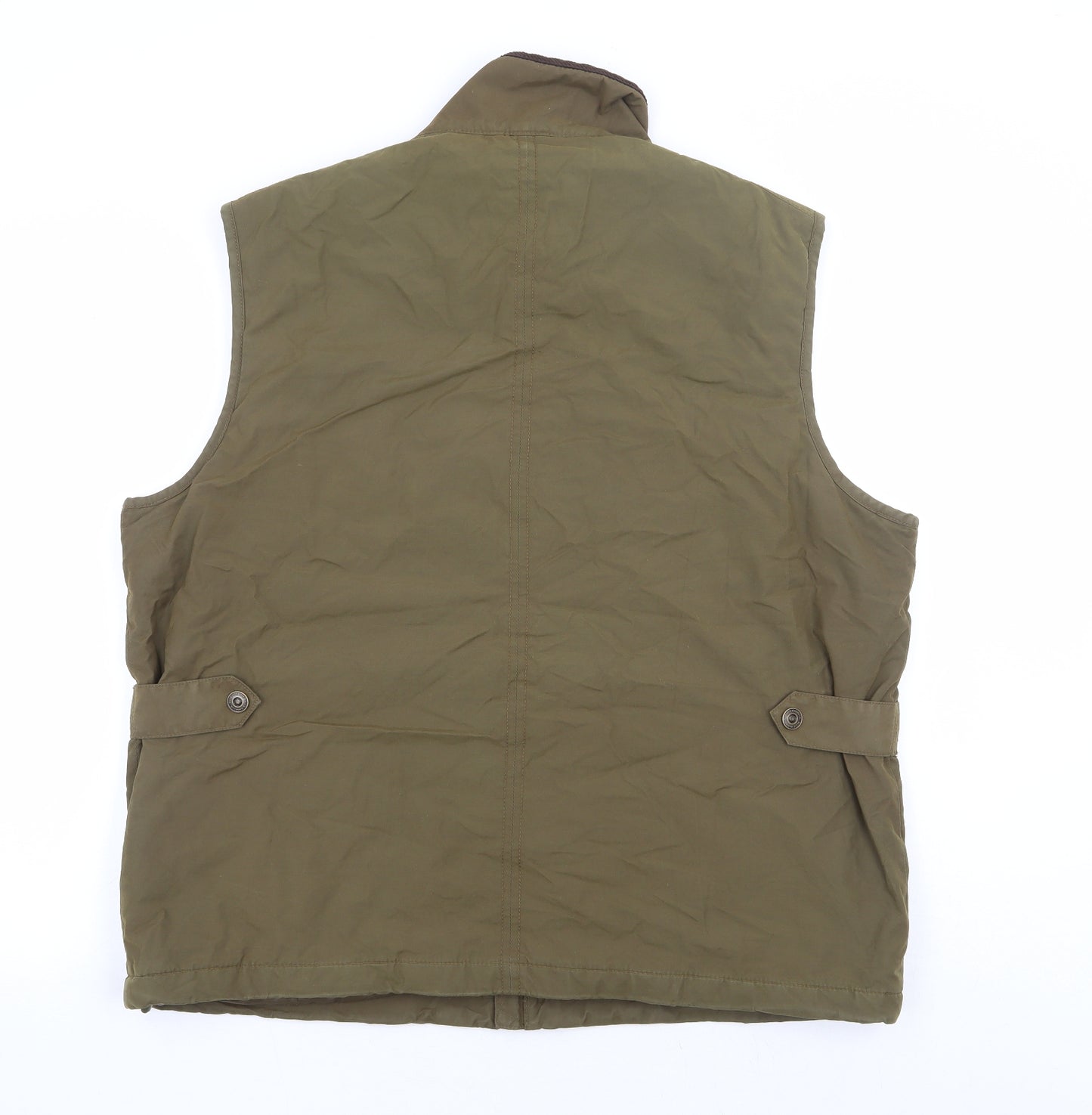 Blue Harbour Mens Green Gilet Jacket Size L Zip
