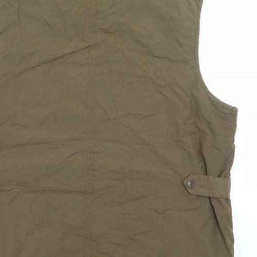 Blue Harbour Mens Green Gilet Jacket Size L Zip