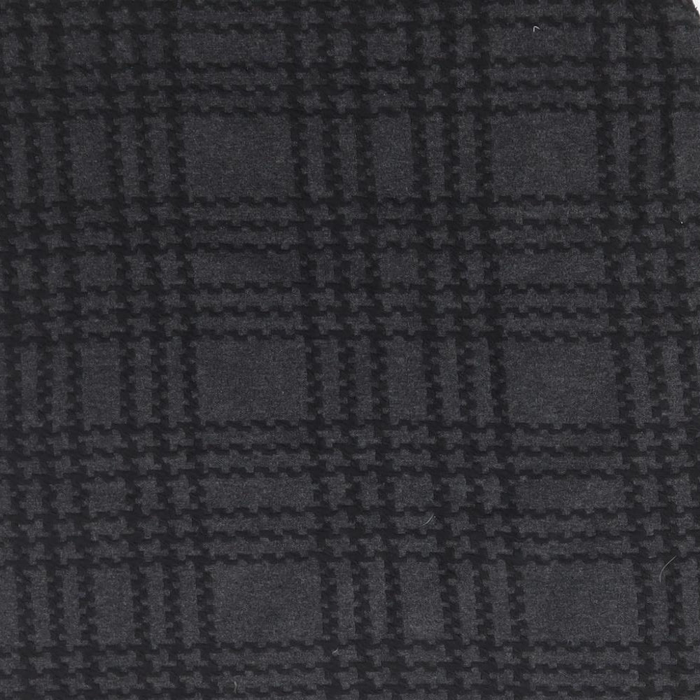 Marks and Spencer Womens Grey Plaid Polyester Mini Skirt Size 12