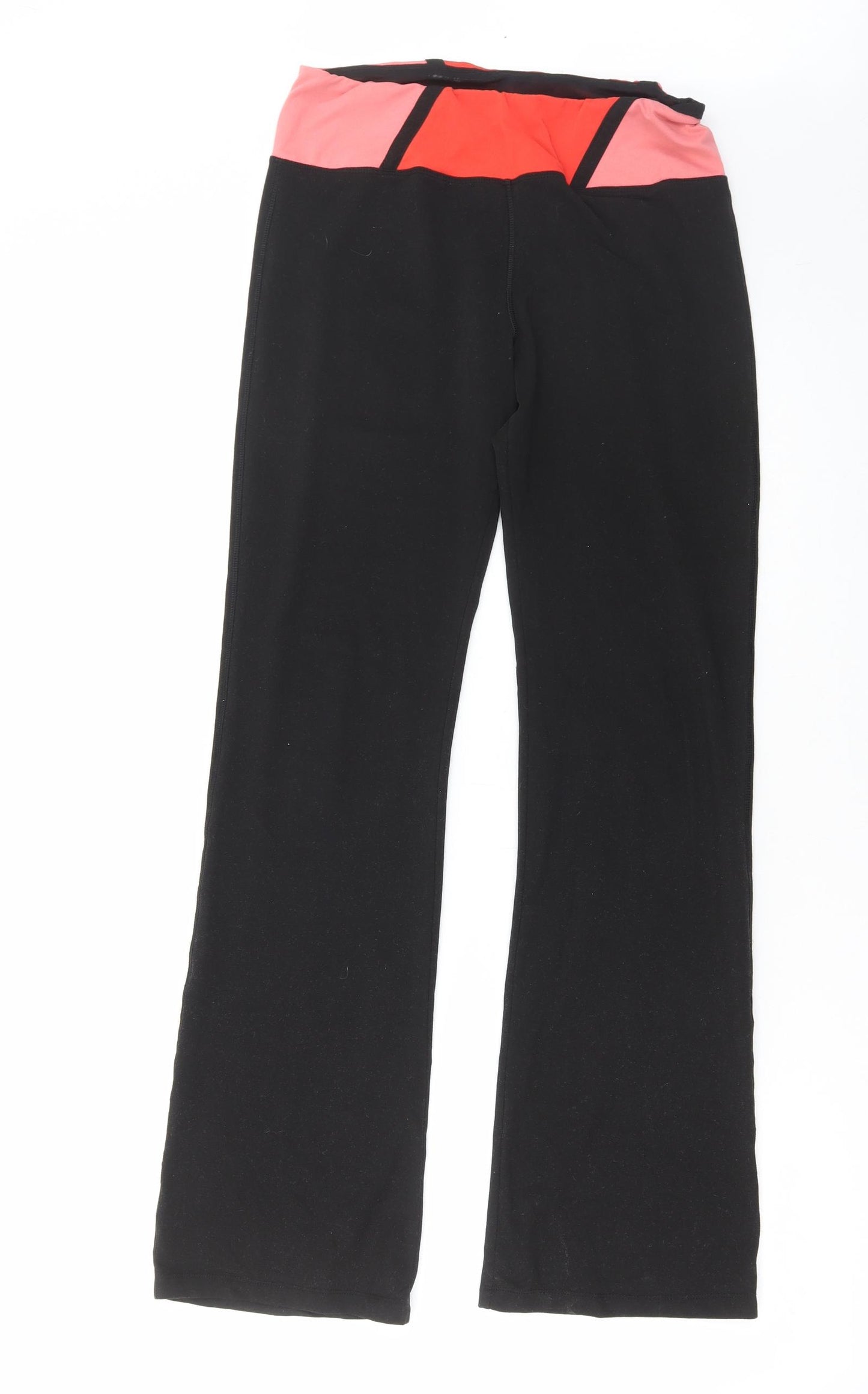 Bally Womens Black Polyester Trousers Size M L33 in Regular
