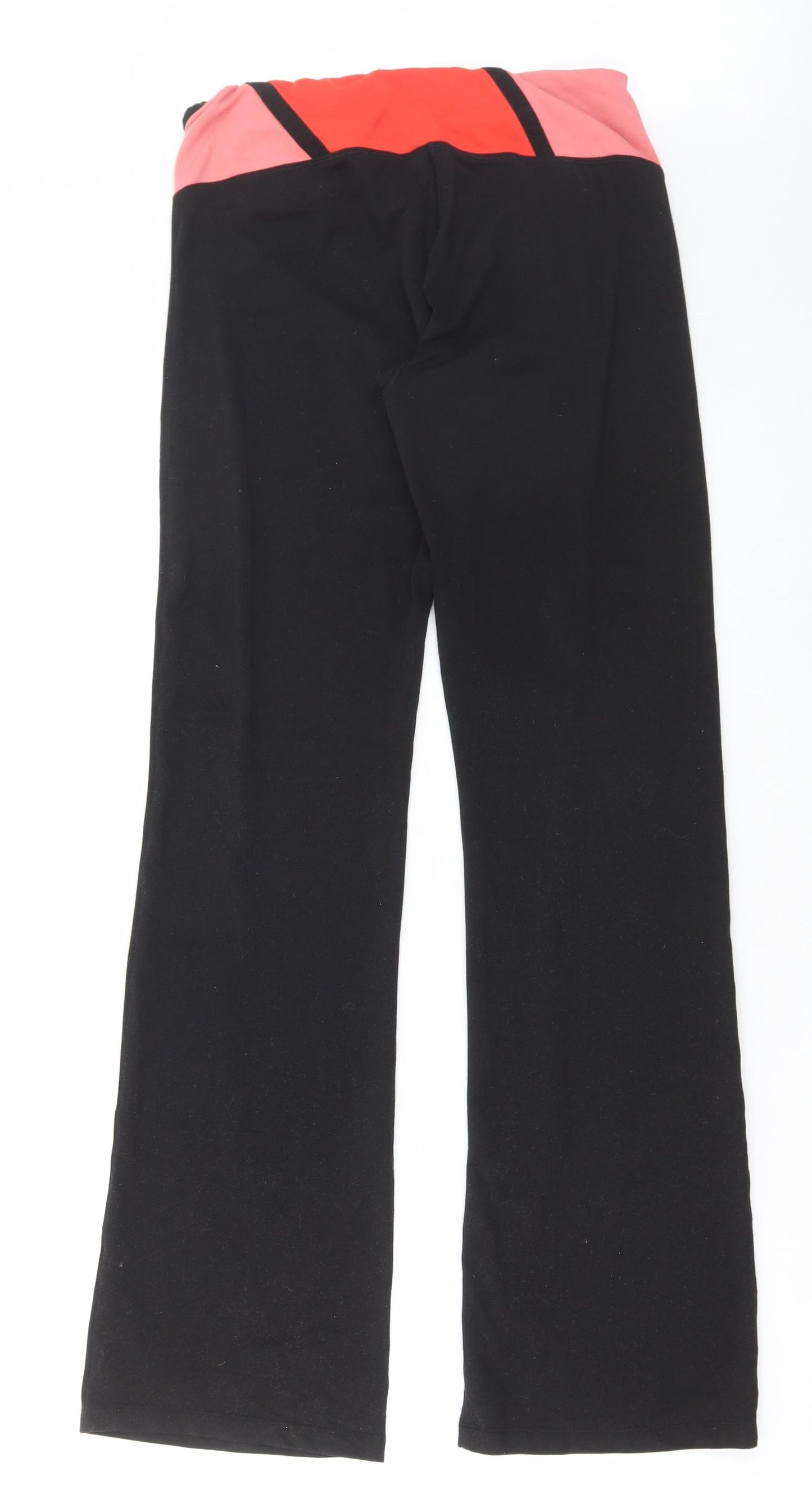 Bally Womens Black Polyester Trousers Size M L33 in Regular