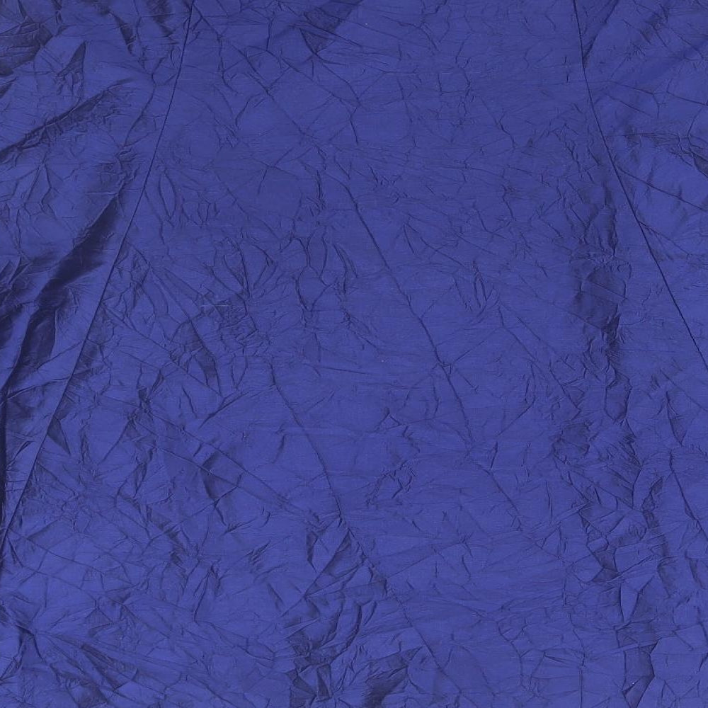 Phase Eight Womens Blue Silk Flare Skirt Size 12 Zip