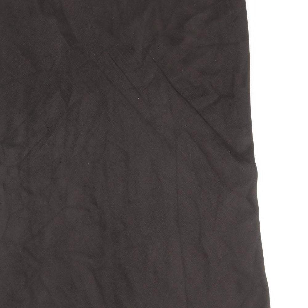 Marks and Spencer Womens Green Polyester A-Line Skirt Size 14