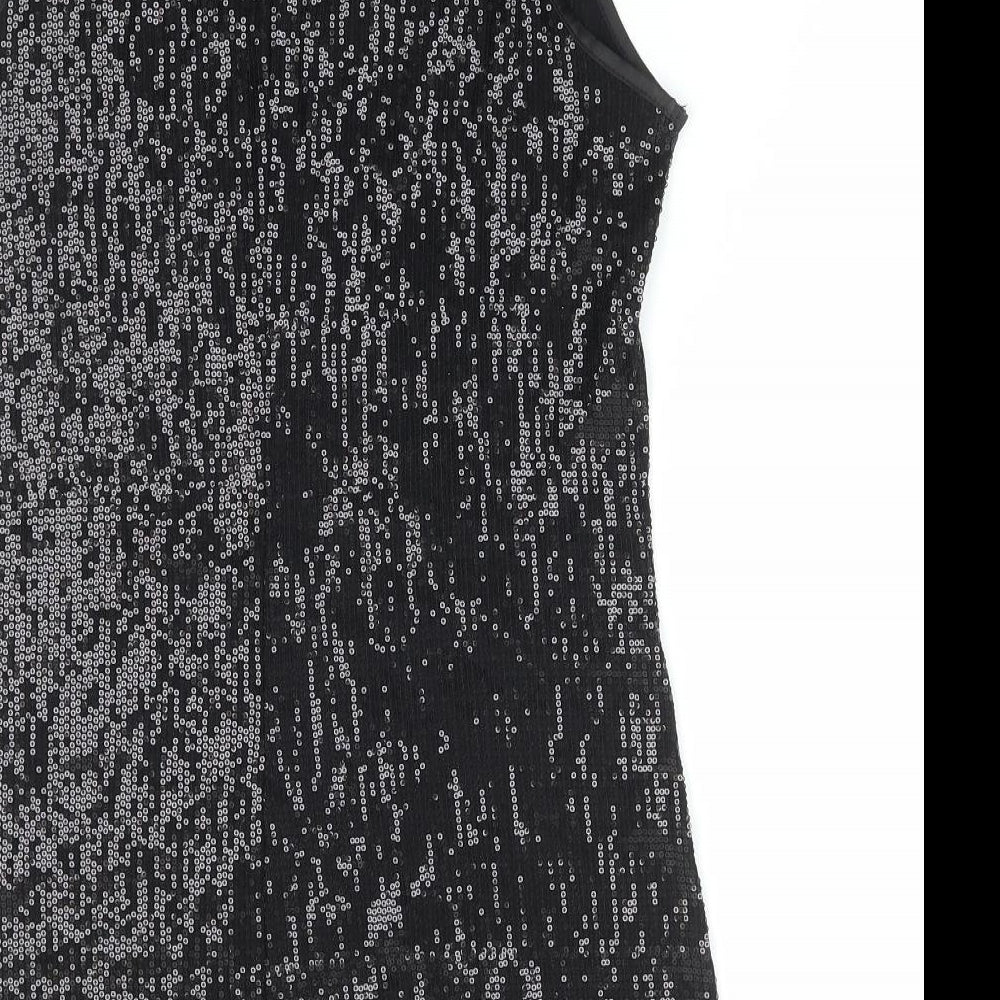 Betty Barclay Womens Black Viscose Tank Dress Size 14 Round Neck Pullover