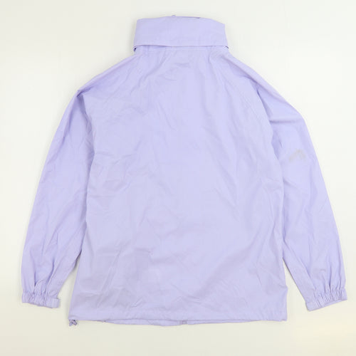 Jack in a Pack Womens Purple Rain Coat Coat Size S Zip