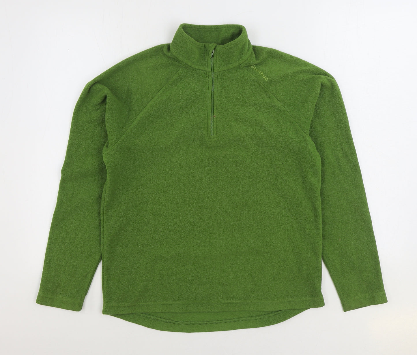 DECATHLON Mens Green Polyester Pullover Sweatshirt Size S