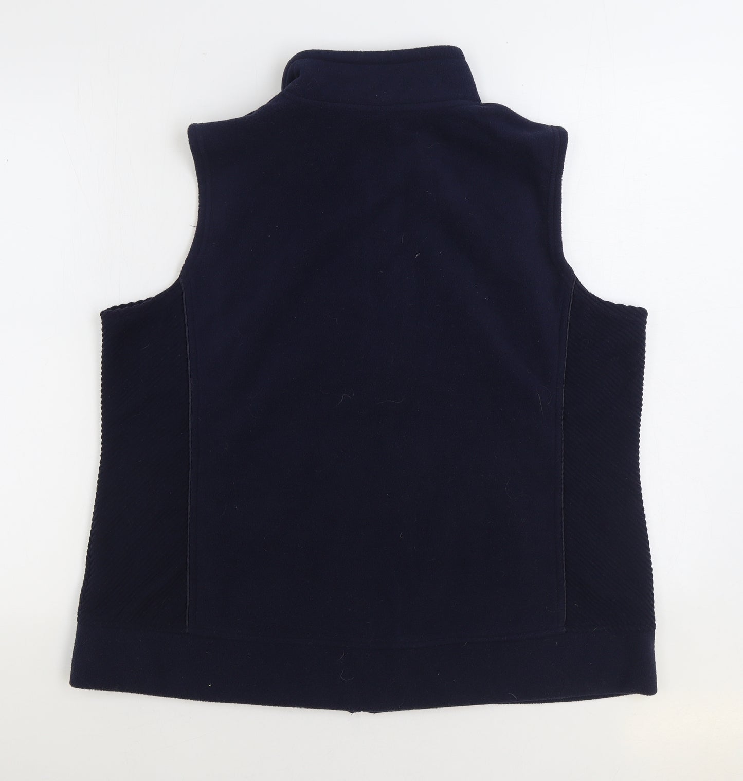 Bonmarché Womens Blue Gilet Jacket Size L Zip