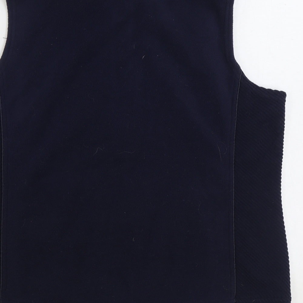 Bonmarché Womens Blue Gilet Jacket Size L Zip