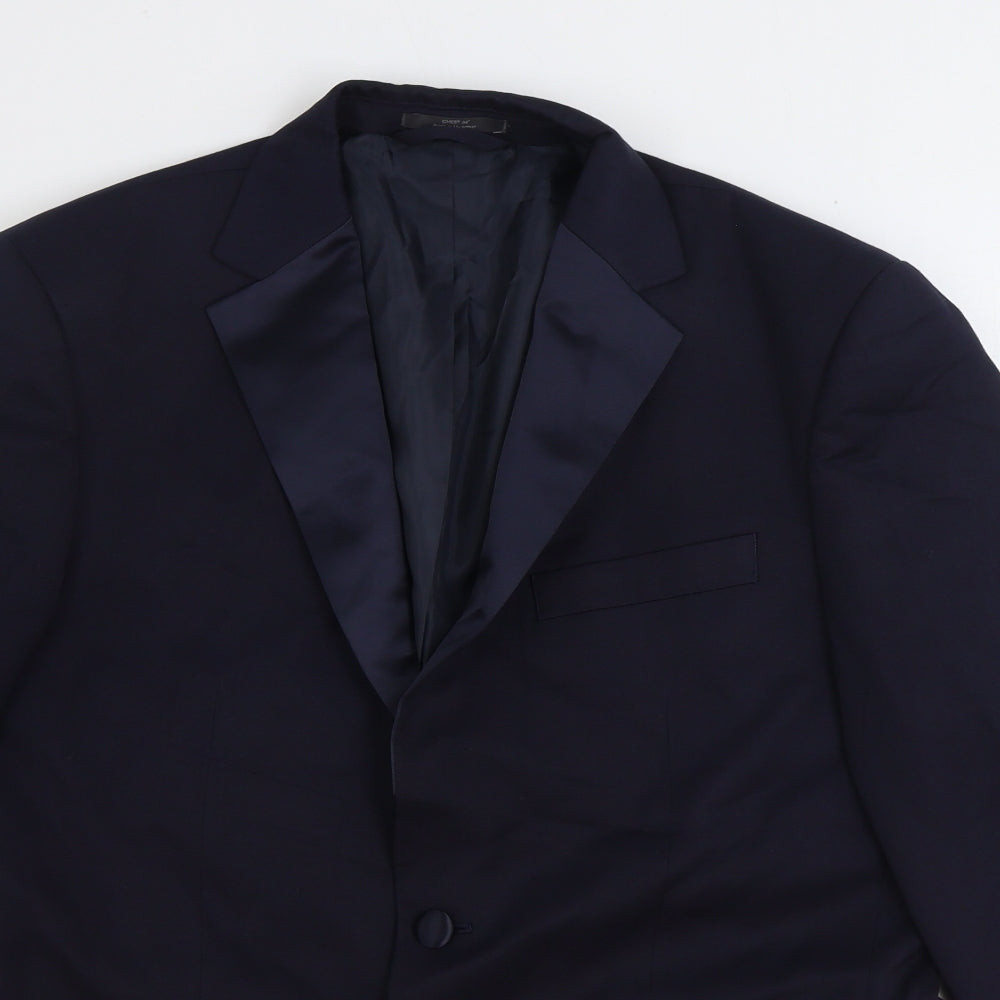 Marks and Spencer Mens Blue Polyester Jacket Suit Jacket Size 38