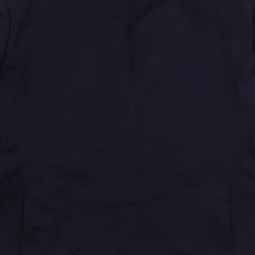 Marks and Spencer Mens Blue Polyester Jacket Suit Jacket Size 38