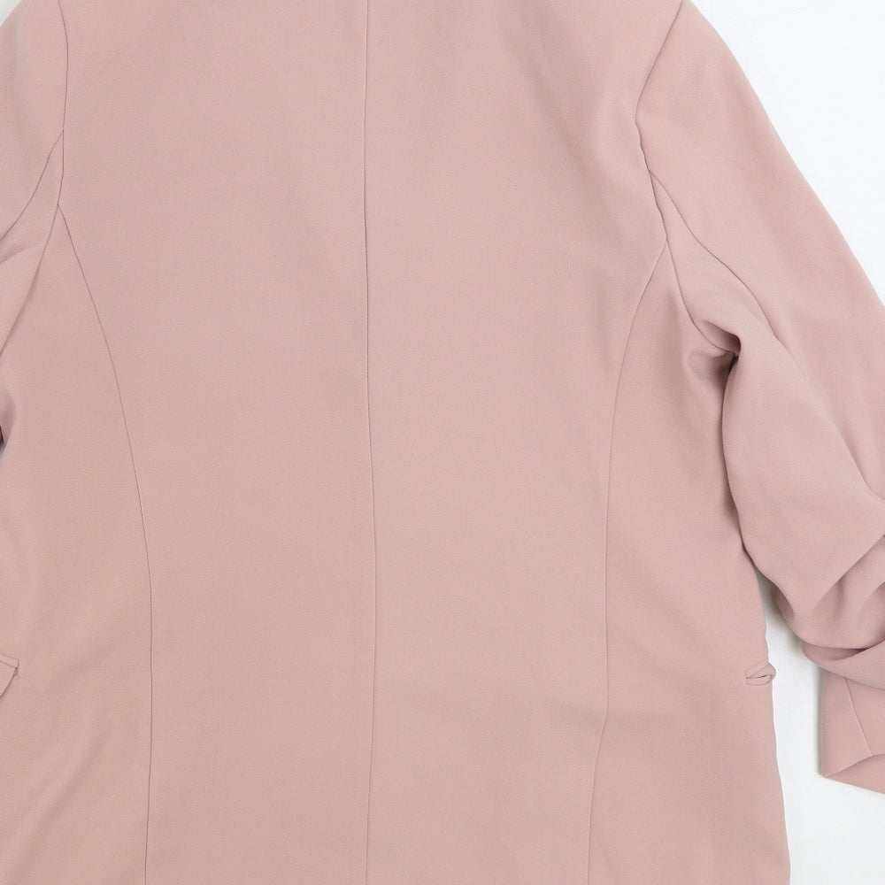 Marks and Spencer Womens Pink Jacket Blazer Size 12