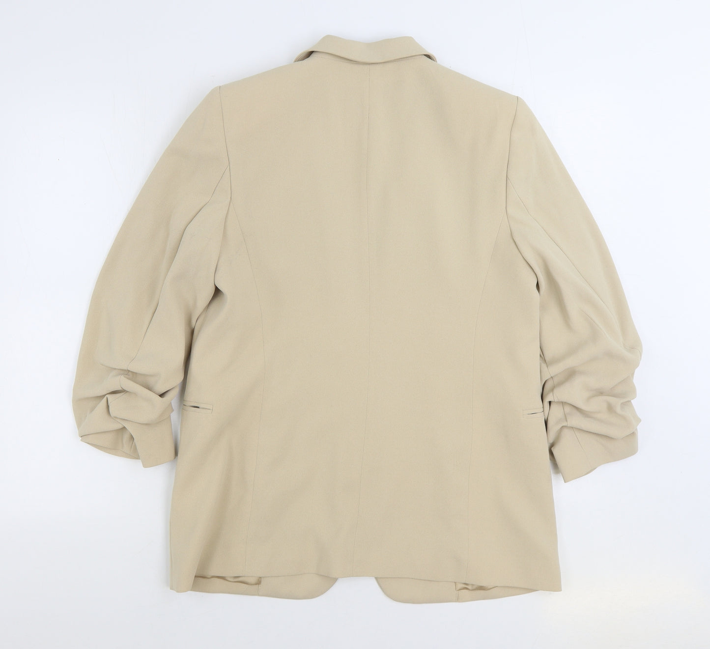 Marks and Spencer Womens Beige Jacket Blazer Size 12