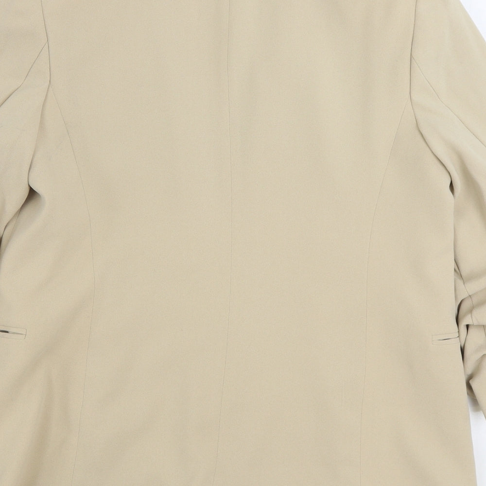 Marks and Spencer Womens Beige Jacket Blazer Size 12