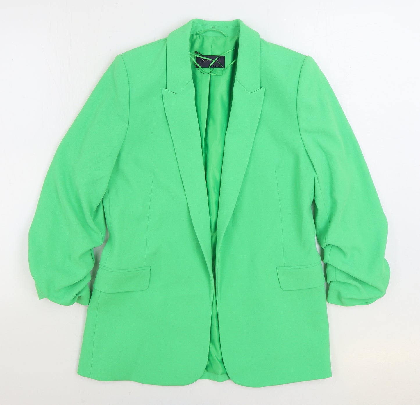Marks and Spencer Womens Green Jacket Blazer Size 8