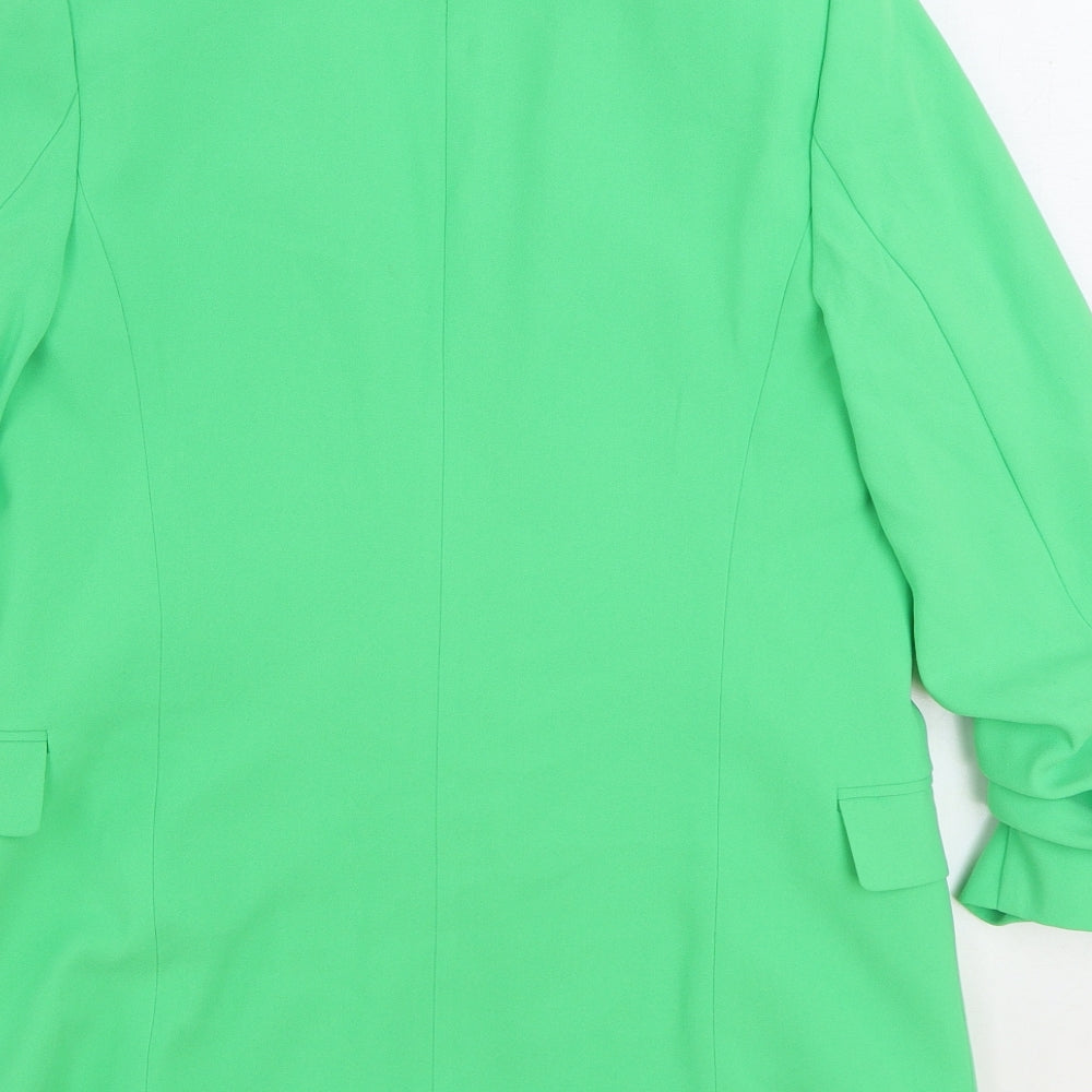 Marks and Spencer Womens Green Jacket Blazer Size 8