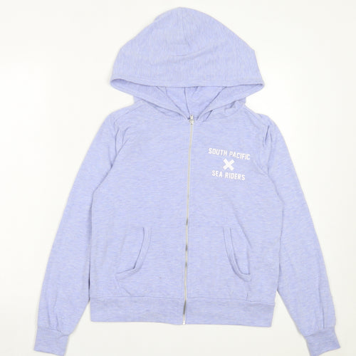 WestHill RedBird Womens Blue Polyester Full Zip Hoodie Size XS Zip - South Pacific Sea Riders