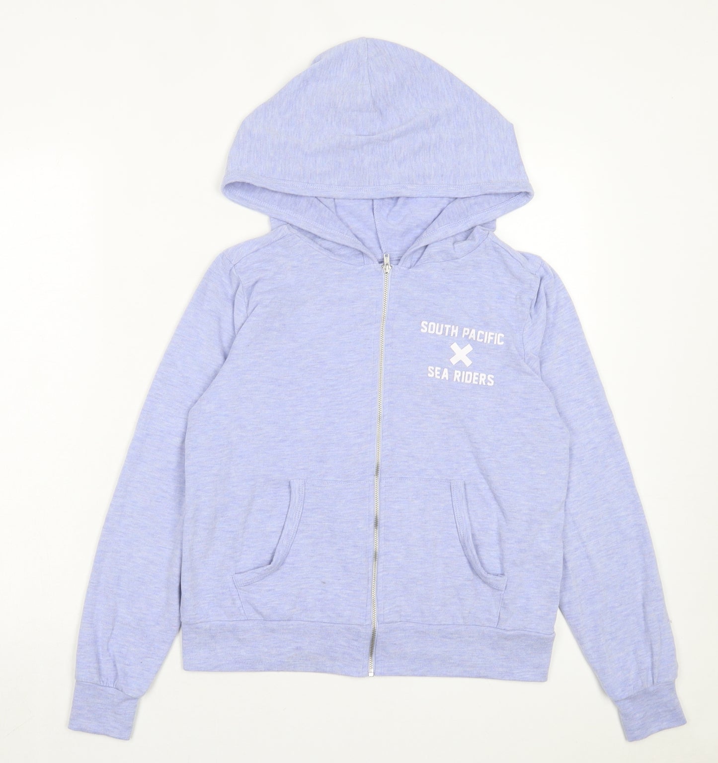 WestHill RedBird Womens Blue Polyester Full Zip Hoodie Size XS Zip - South Pacific Sea Riders