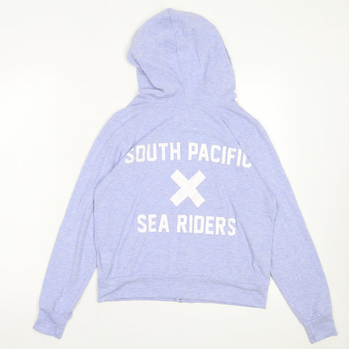 WestHill RedBird Womens Blue Polyester Full Zip Hoodie Size XS Zip - South Pacific Sea Riders