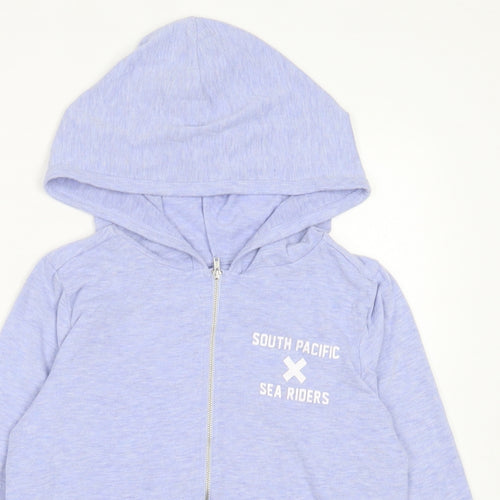 WestHill RedBird Womens Blue Polyester Full Zip Hoodie Size XS Zip - South Pacific Sea Riders