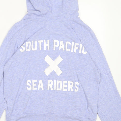 WestHill RedBird Womens Blue Polyester Full Zip Hoodie Size XS Zip - South Pacific Sea Riders